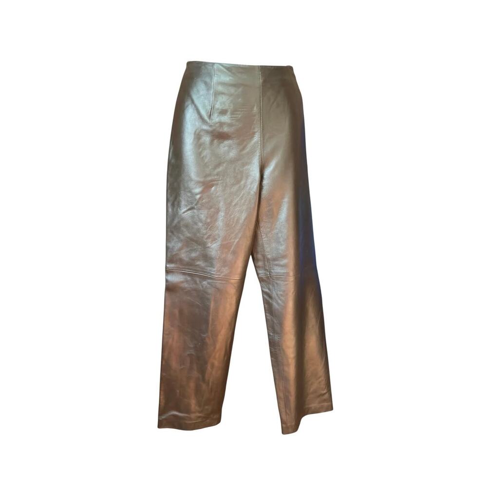 Talbots leather pants